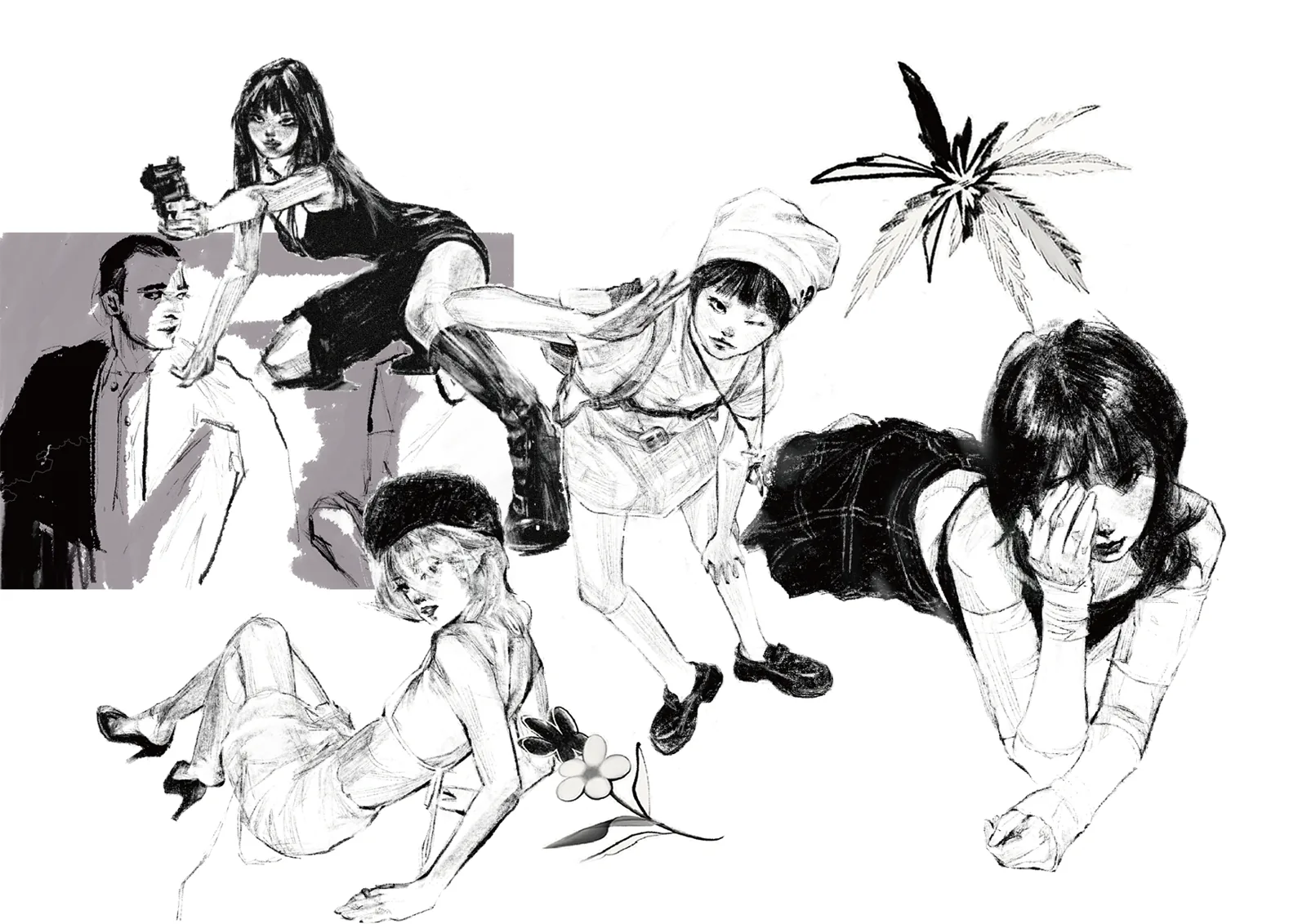 草菴作品 — works-illust-04